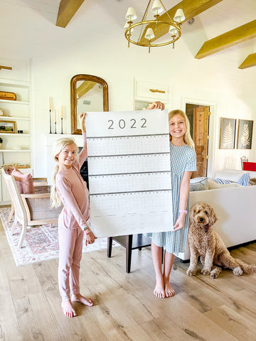 Family Poster Calendar / printable