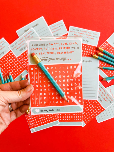 Valentine Word Search & Scramble