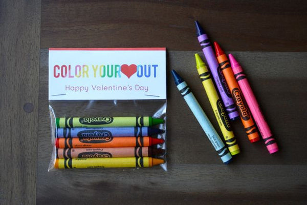 Printable Crayon Tags/Valentines