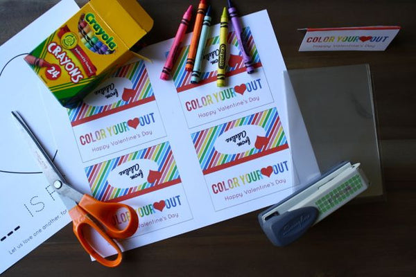 Printable Crayon Tags/Valentines