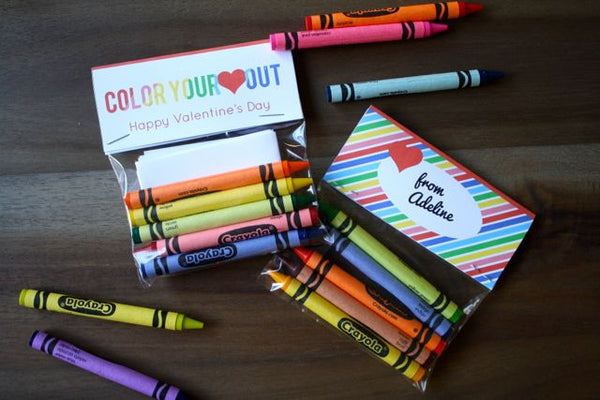 Printable Crayon Tags/Valentines