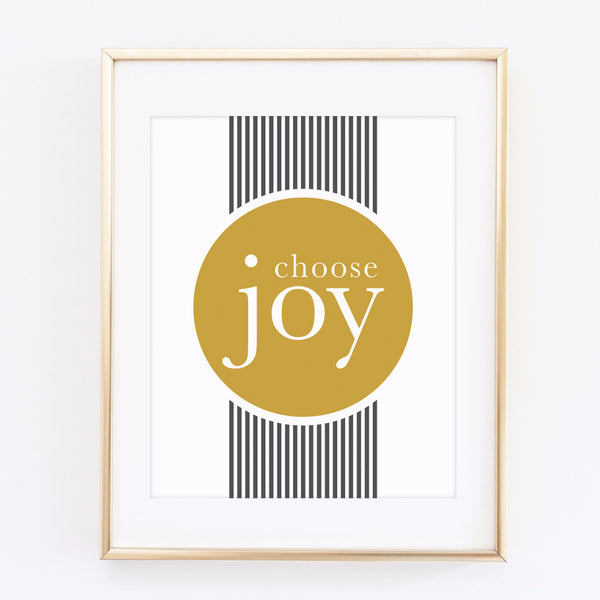 Choose Joy - printable 8x10 print