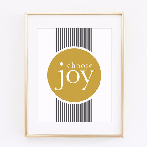 Choose Joy - printable 8x10 print