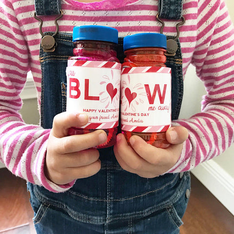 Bubble Wrapper Printable Valentines