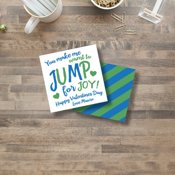 Jump Rope Printable Valentine Tags